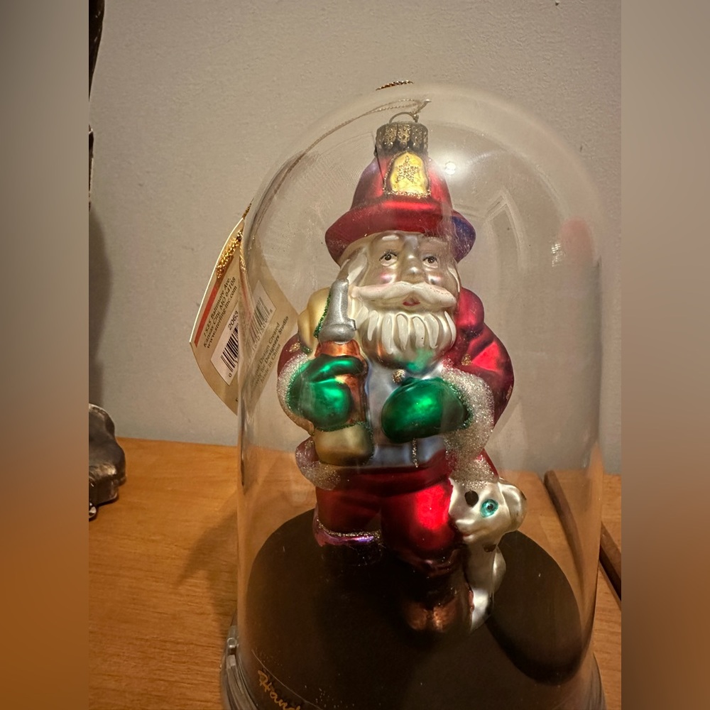 Christmas ornament - Santa Fireman